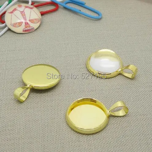 Free shipping,High quality 200pcs Gold Pendant Blank with inner 25mm Bezel Setting Tray for Glass
Free shipping,High quality 200pcs Gold Pendant Blank with inner 25mm Bezel Setting Tray for Glass