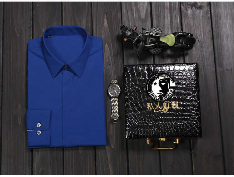 Mens Designer Italian Slim Fit Formal Casual Shirts Long Sleeve Solid Color Slim Top
Mens Designer Italian Slim Fit Formal Casual Shirts Long Sleeve Solid Color Slim Top