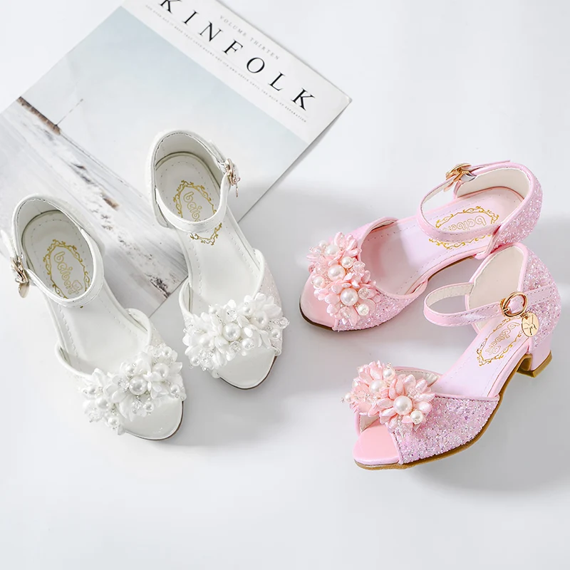 Elegant Girl Performance Sandal Beading Buckle Strap Girls Princess Shoes Student Fish Mouth Children High Heel Sandal EUR 28-37
Elegant Girl Performance Sandal Beading Buckle Strap Girls Princess Shoes Student Fish Mouth Children High Heel Sandal EUR 28-37
