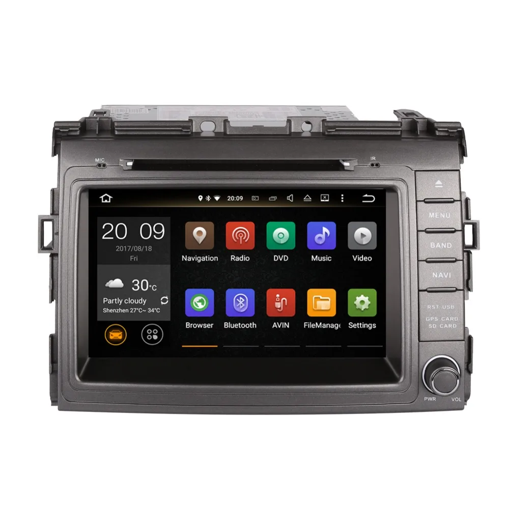 4 ГБ ОЗУ Android 8 0 Автомобильный GPS навигатор для Toyota Previa Estima Tarago Canarado 2006 DVD