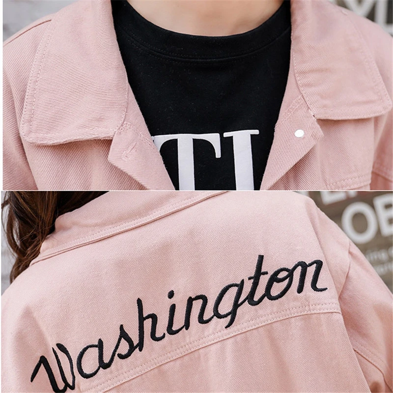 Spring Women Outerwear 2019 New Large Size Loose Female Denim Jacket Wild Single-Breasted Ladies Denim Jacket Qw022
Spring Women Outerwear 2019 New Large Size Loose Female Denim Jacket Wild Single-Breasted Ladies Denim Jacket Qw022