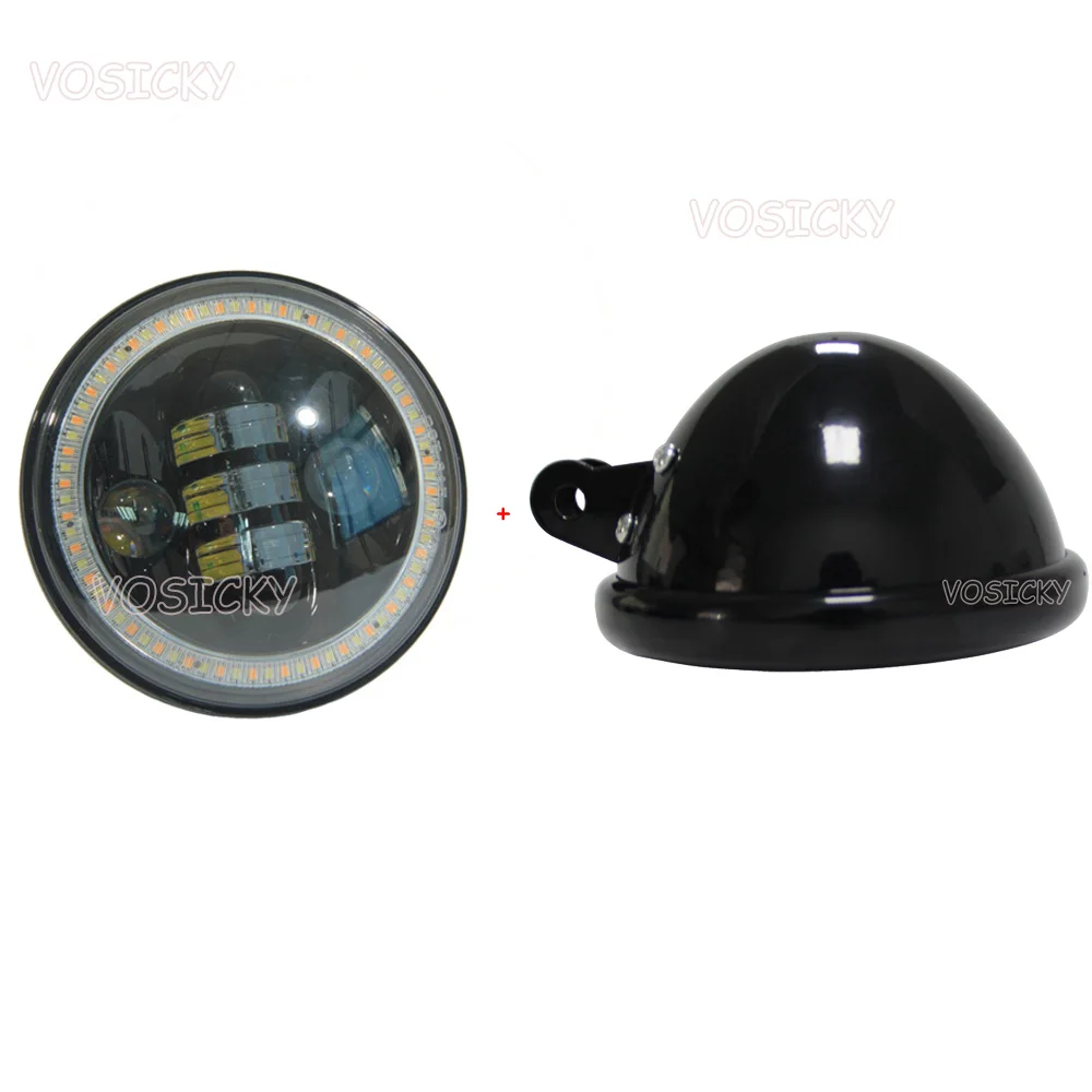 5.75 LED Headlight High Low Beam LED 5.75" inch Headlamp Driving Light with Angel Eyes for Motorcycle
5.75 LED Headlight High Low Beam LED 5.75" inch Headlamp Driving Light with Angel Eyes for Motorcycle