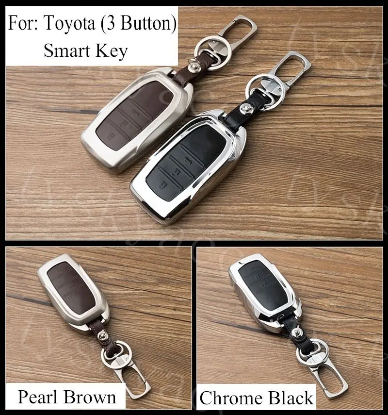 Key Chain Case Holder Box Bag Fob Ring Cover Fit For Toyota Corolla Camry Venza RAV4 Kluger Highlander Prado J150 Accessories | Автомобили