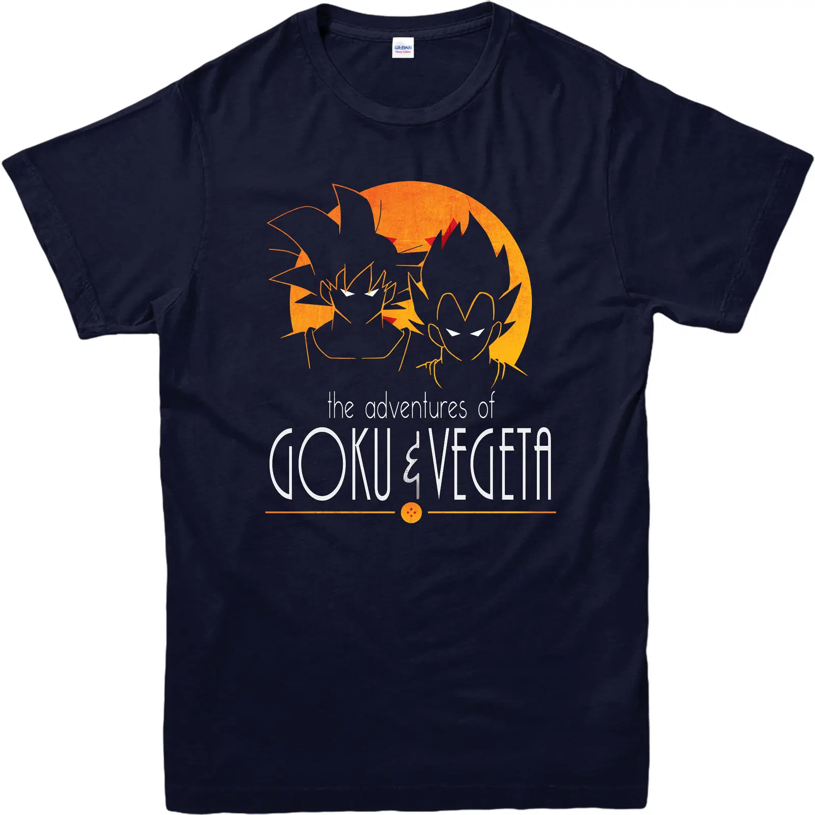 Футболка Dragon Ball Z футболка Goku и vegeta Вдохновлённый дизайнерский Топ бесплатная