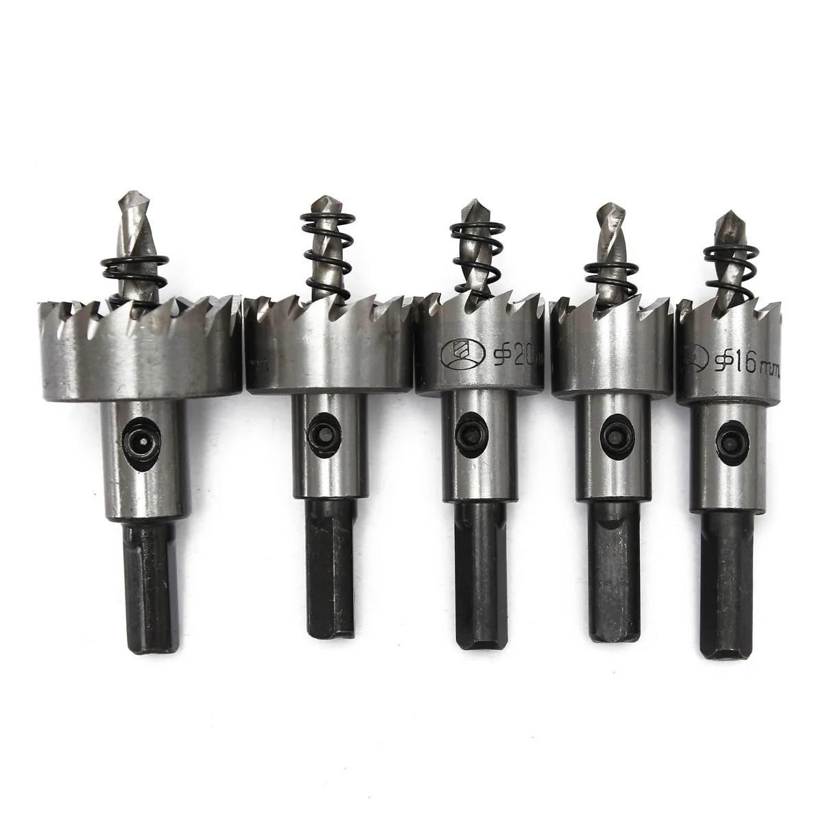 5PCS Carbide Tip HSS Drill Bit Hole Saw Set Stainless Steel Metal Alloy 16/18.5/20/25/30mm
5PCS Carbide Tip HSS Drill Bit Hole Saw Set Stainless Steel Metal Alloy 16/18.5/20/25/30mm