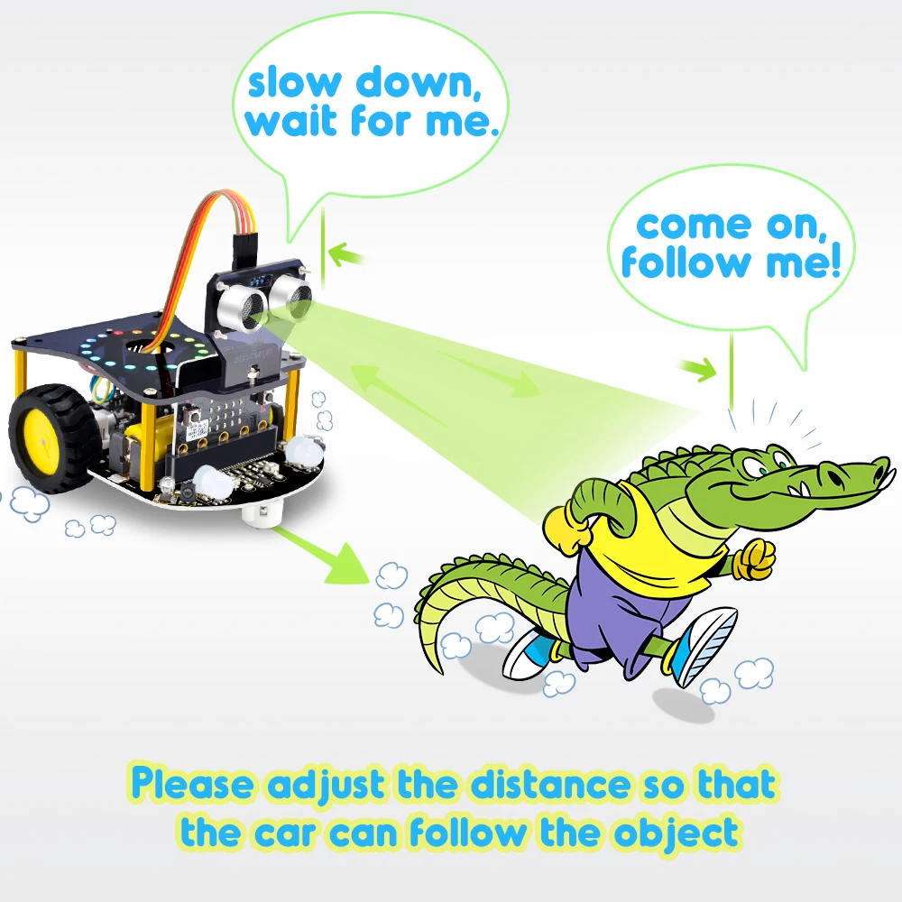 Keyestudio BBC Micro:bit V2 V1.5 Coding Robot Car For Micro bit Robot STEM Programmable DIY Toy (No Micro:bit Board)
Keyestudio BBC Micro:bit V2 V1.5 Coding Robot Car For Micro bit Robot STEM Programmable DIY Toy (No Micro:bit Board)