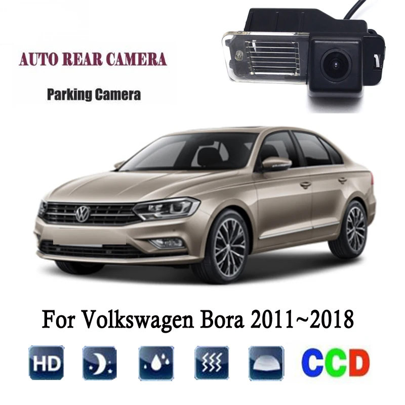 

Rearview Camera For Volkswagen Bora 2011~2018 CCD Night Vision Reverse Backup Camera/Rear View Camera license plat Camera