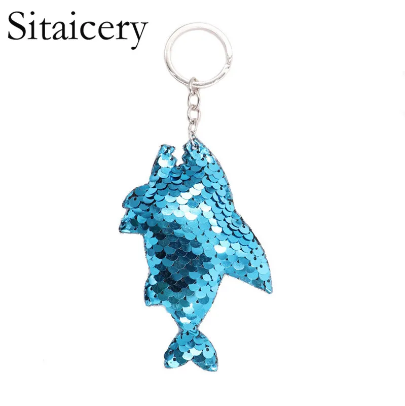 Sitaicery Blue Fish Keychain Charm Glitter Sequins Bag Pendant Car Styling Key Rings Anime Keychains For Women Gifts Accessory
Sitaicery Blue Fish Keychain Charm Glitter Sequins Bag Pendant Car Styling Key Rings Anime Keychains For Women Gifts Accessory