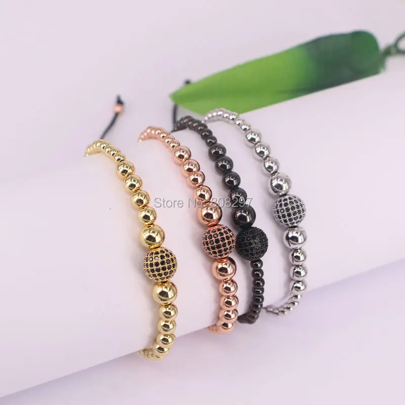 10Pcs New Fashion Charm Bracelets For Men&Women Copper Beads Micro Pave Black CZ Balls Braiding Macrame Bracelets
10Pcs New Fashion Charm Bracelets For Men&Women Copper Beads Micro Pave Black CZ Balls Braiding Macrame Bracelets