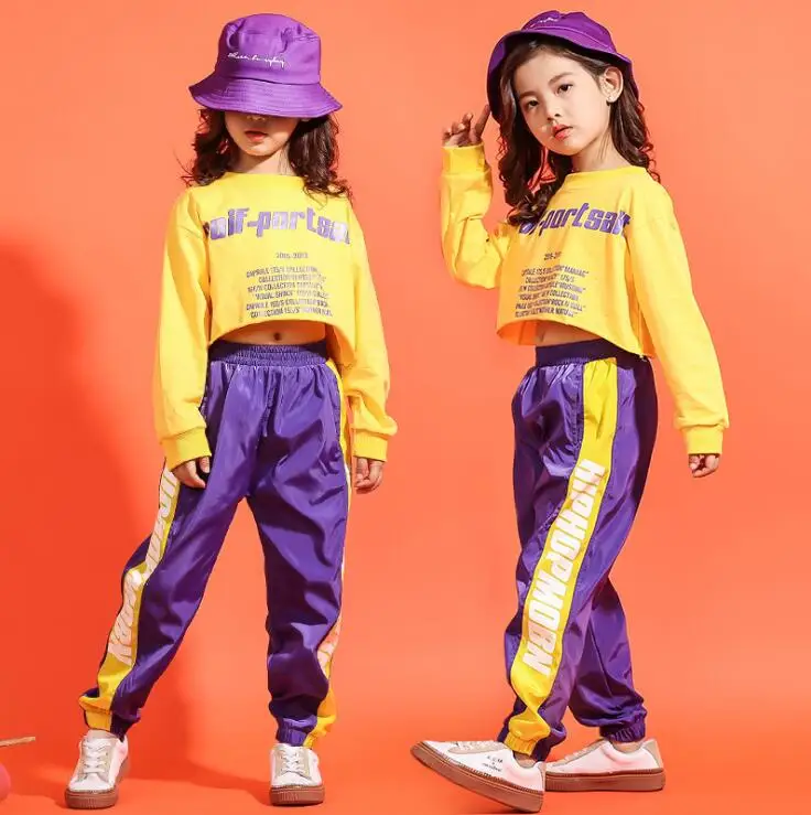 Kid Cropped Sweatshirt Shirt Jogger Pants Hip Hop Clothing Clothes Jazz Dance Costume for Girls Boys Ballroom Dancing Streetwear
Kid Cropped Sweatshirt Shirt Jogger Pants Hip Hop Clothing Clothes Jazz Dance Costume for Girls Boys Ballroom Dancing Streetwear