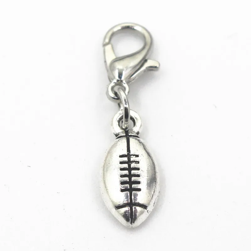 50pcs/lot Football sports dangle charms lobster clasp hanging floating charms DIY Necklace/bracelet jewelry accessories
50pcs/lot Football sports dangle charms lobster clasp hanging floating charms DIY Necklace/bracelet jewelry accessories