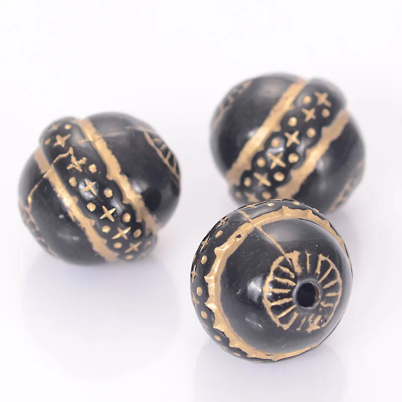 200 Pc 16mm Vintage Retro Ethnic Acrylic Oval Beads With Gild Gold Lined Star Antique Design Beads Jewelry Making Accessories
200 Pc 16mm Vintage Retro Ethnic Acrylic Oval Beads With Gild Gold Lined Star Antique Design Beads Jewelry Making Accessories