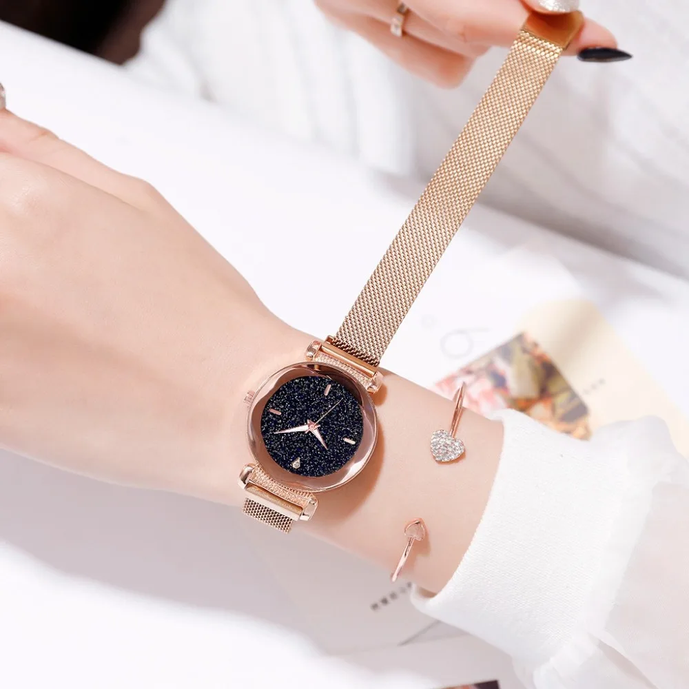 women watch Fashion Starry Sky Watches Quartz Mesh Belt Lady Watch Feminin ohorloge dames zegarek damski relojes @5
women watch Fashion Starry Sky Watches Quartz Mesh Belt Lady Watch Feminin ohorloge dames zegarek damski relojes @5