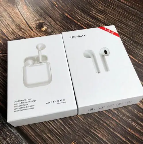 Новый i10 Max TWS Ifans двойной мини беспроводной Bluetooth Pods наушники с зарядным