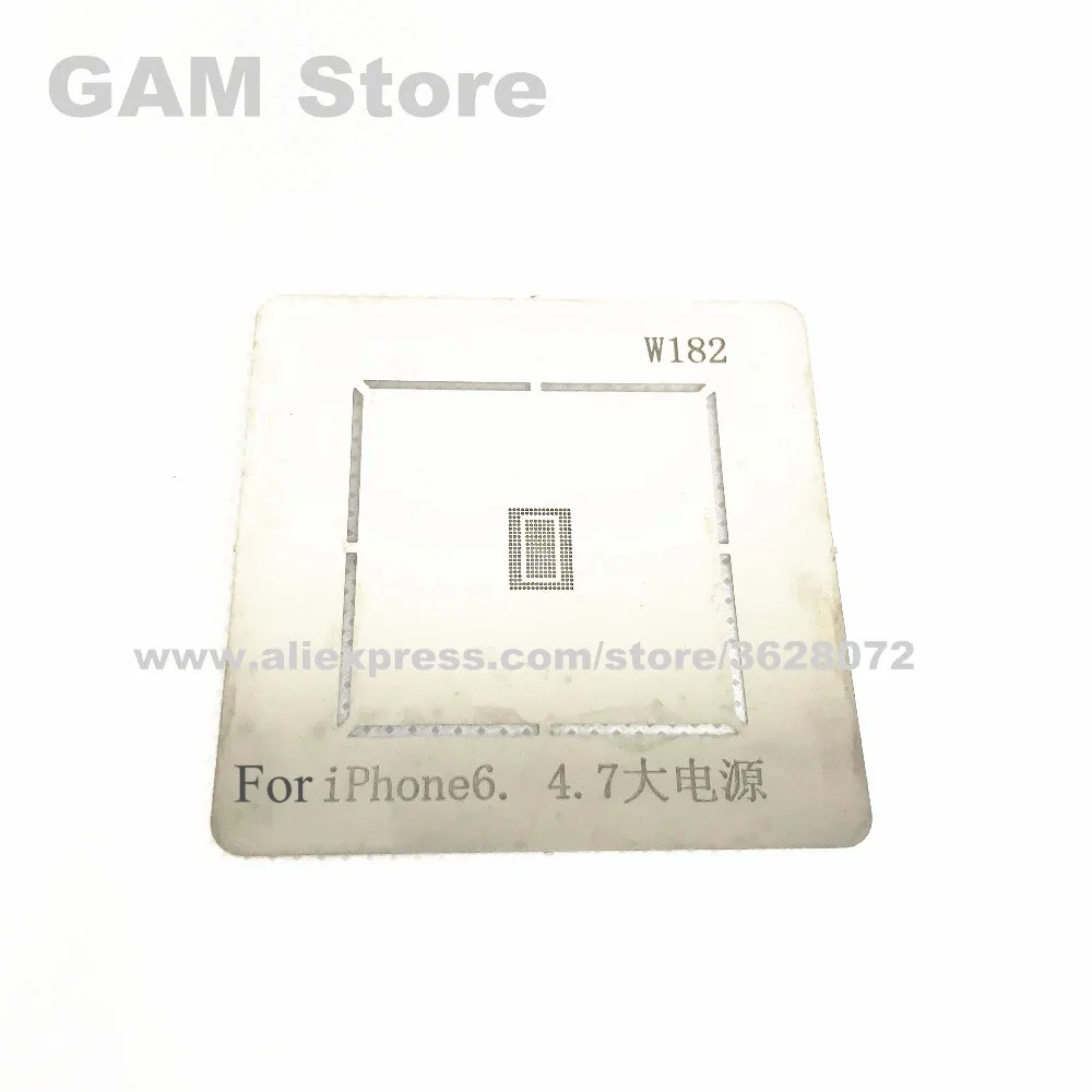 338S1251-AZ BGA Stencil For iPhone 6 6G 6Plus U1202 Big Power IC Reballing Chip Pins Soldering BGA Direct Heating Template W182
338S1251-AZ BGA Stencil For iPhone 6 6G 6Plus U1202 Big Power IC Reballing Chip Pins Soldering BGA Direct Heating Template W182