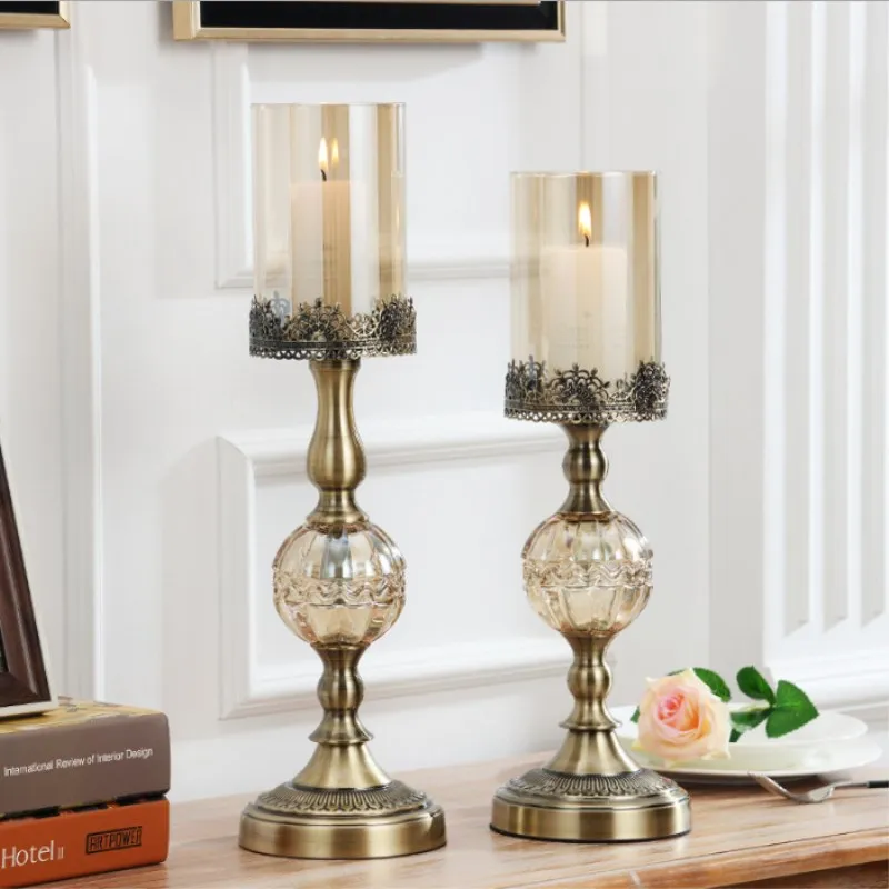 European Candlestick Home Accessories Decoration Model Room Decoration Metal Candlestick Study Room Living Room Ornaments Crafts
European Candlestick Home Accessories Decoration Model Room Decoration Metal Candlestick Study Room Living Room Ornaments Crafts