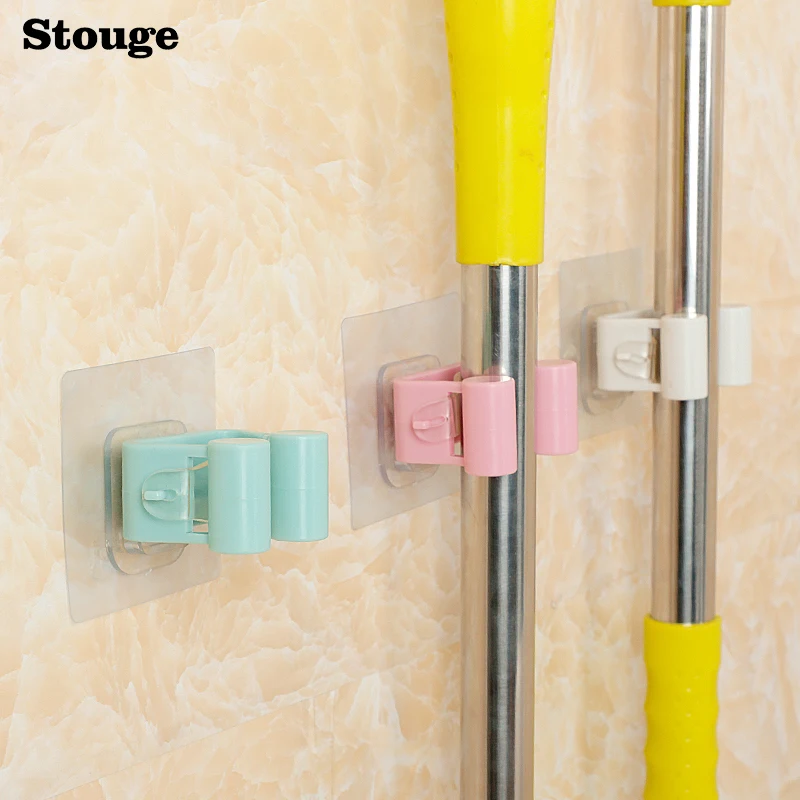 Stouge 1PC Wall Mounted Mop Holder Brush Broom Umbrella Hanger Storage Rack Durable Kitchen Bathroom Hanging Tool Organizer
Stouge 1PC Wall Mounted Mop Holder Brush Broom Umbrella Hanger Storage Rack Durable Kitchen Bathroom Hanging Tool Organizer