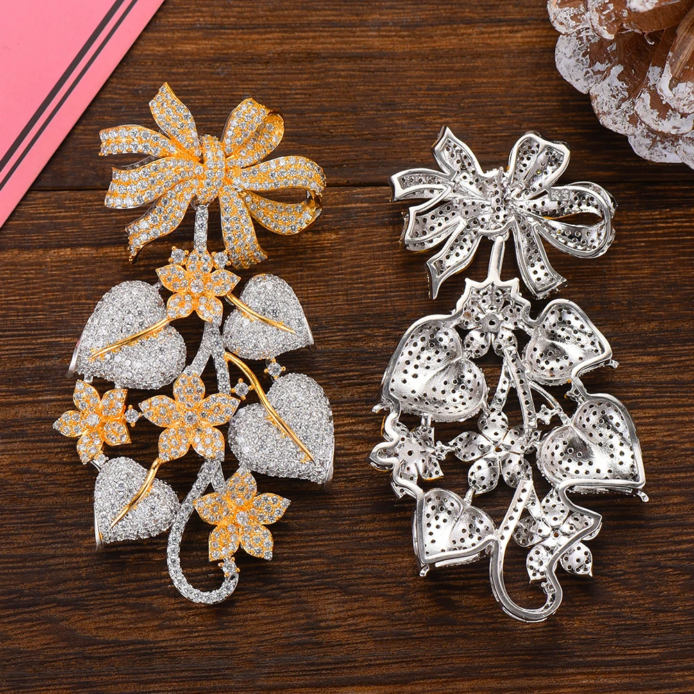 SISCATHY Luxury Flower Leaf Earrings Cubic Zirconia Bridal Dangle Drop Earrings For Wedding Party acero inoxidable joyeria mujer
SISCATHY Luxury Flower Leaf Earrings Cubic Zirconia Bridal Dangle Drop Earrings For Wedding Party acero inoxidable joyeria mujer