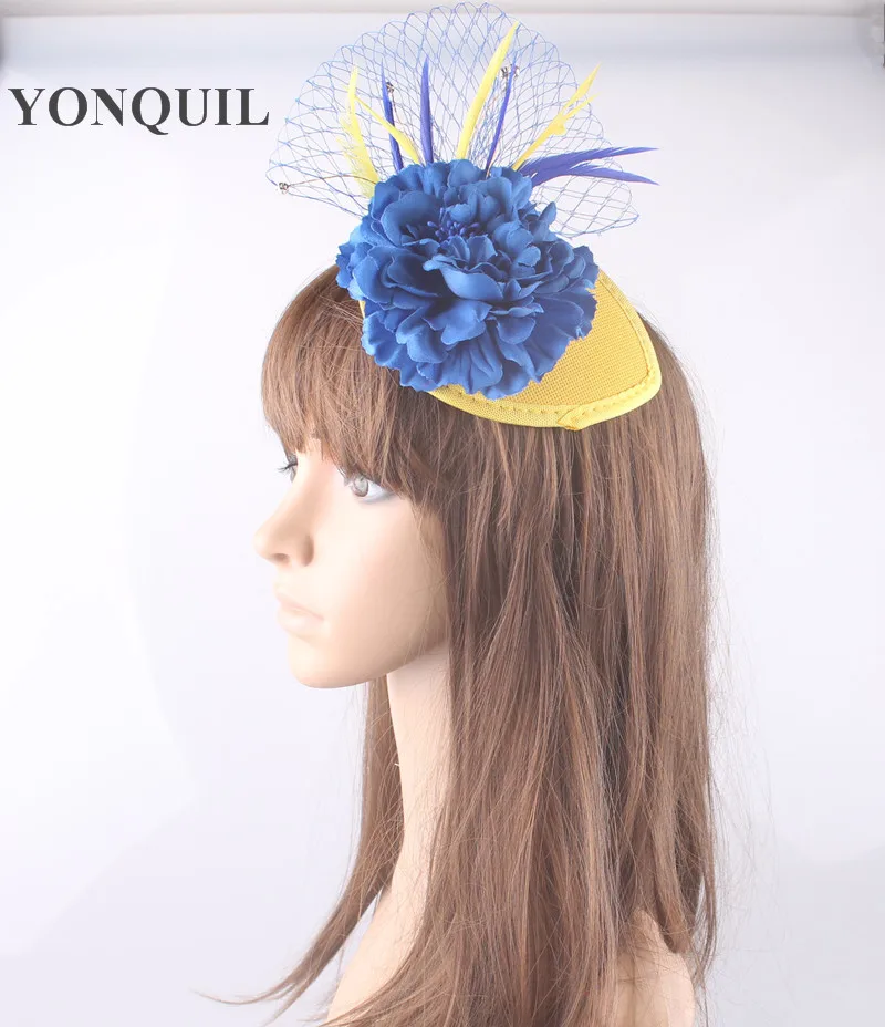 New Style Party Headwear Fancy Flower Adorn Hat Fascinator Headbands Wedding Hair Accessories Occasion Hats And Bridal Hairstyle
New Style Party Headwear Fancy Flower Adorn Hat Fascinator Headbands Wedding Hair Accessories Occasion Hats And Bridal Hairstyle