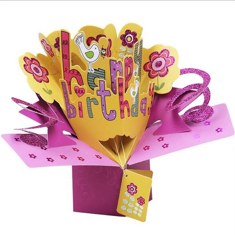 Wholesale 10Pcs/Lot Creative Birthday Gift Coloring Stereo Birthday Greeting Card Thanks Card Happy birthday Cards
Wholesale 10Pcs/Lot Creative Birthday Gift Coloring Stereo Birthday Greeting Card Thanks Card Happy birthday Cards