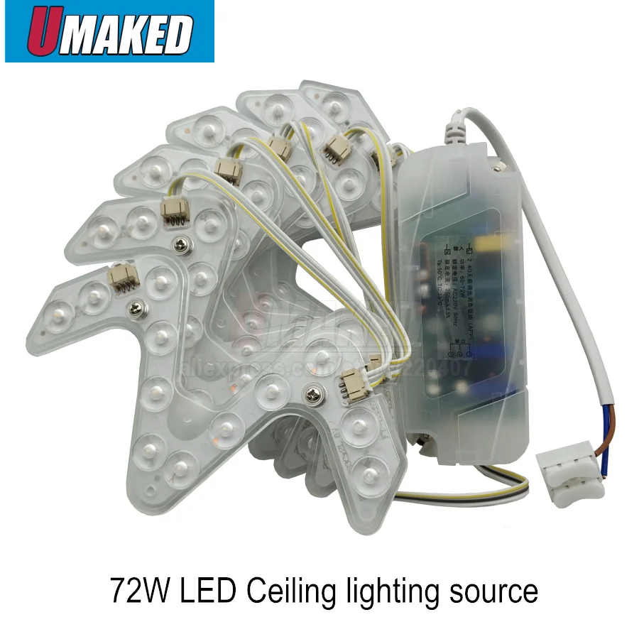 72W Ceiling Lamps light source LED Replaceable Source European Bulb Light Full Power Octopus Light Energy Saving Home Indoor
72W Ceiling Lamps light source LED Replaceable Source European Bulb Light Full Power Octopus Light Energy Saving Home Indoor