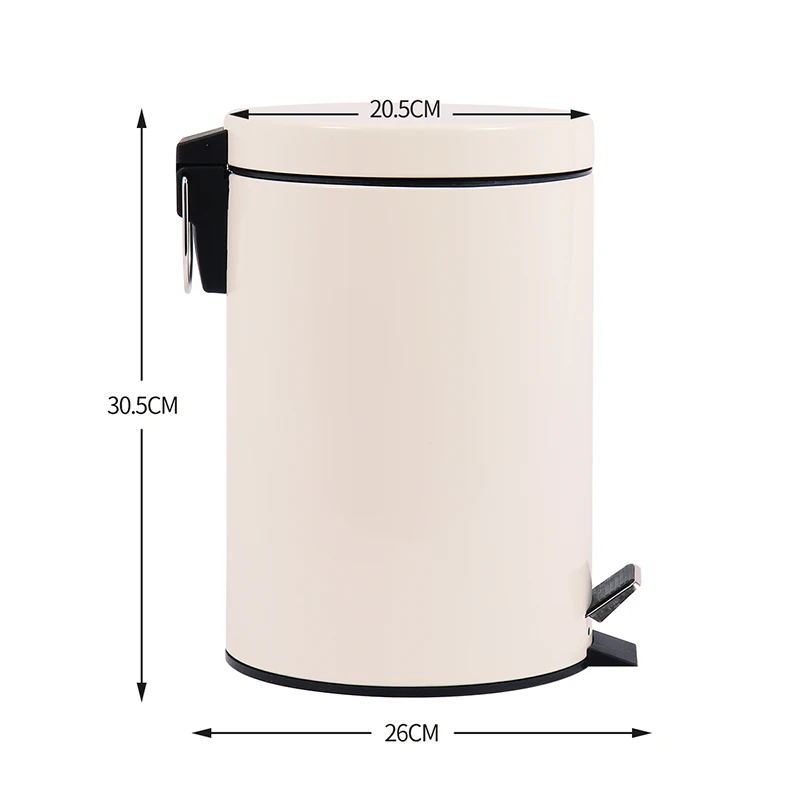 ORZ Modern 7L Round Step Foot Pedal Garbage Can Dustbin Bucket Living Room Bedroom Kitchen Toilet Mute Trash Can
ORZ Modern 7L Round Step Foot Pedal Garbage Can Dustbin Bucket Living Room Bedroom Kitchen Toilet Mute Trash Can