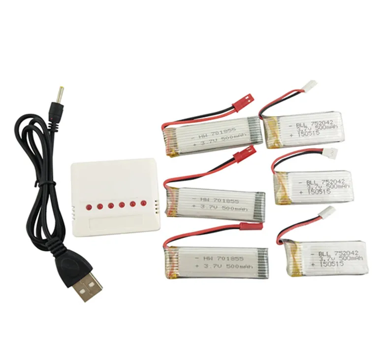 BLL Battery Hubsan X4 H107L H107C H107D V252 JXD385 UDI U817 U818A U815A V959 Aircraft 3.7V 500mah Lithium Battery and Charger
BLL Battery Hubsan X4 H107L H107C H107D V252 JXD385 UDI U817 U818A U815A V959 Aircraft 3.7V 500mah Lithium Battery and Charger