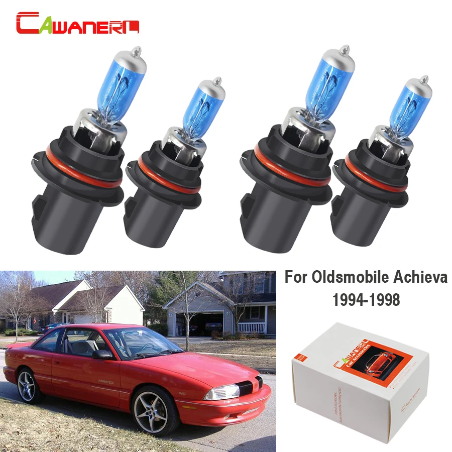 Cawanerl 4 x 100W Car Halogen Bulb Headlight Light Hi/Lo Beam Warm White 4300K For Oldsmobile Achieva 1994-1998
Cawanerl 4 x 100W Car Halogen Bulb Headlight Light Hi/Lo Beam Warm White 4300K For Oldsmobile Achieva 1994-1998