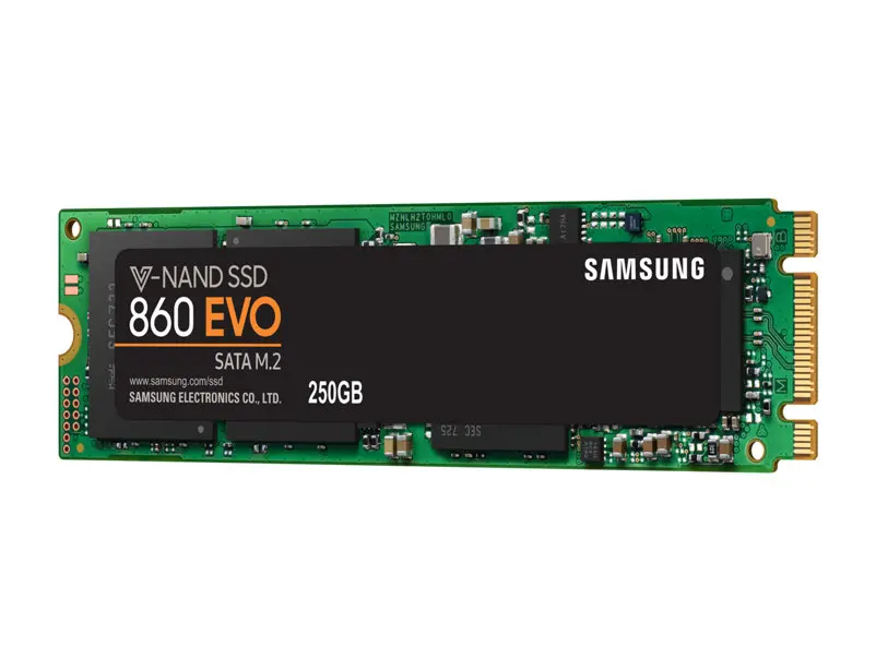 Внутренние твердотельные накопители SAMSUNG 860 EVO M.2 250/500/250/500 Гб | Компьютеры и офис