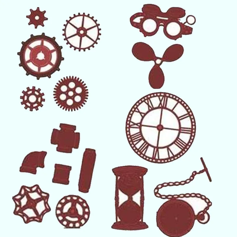 Rotate Gear Sand Clock Watch Tools Metal Cutting Dies Stencils For DIY Scrapbooking Decorative Embossing Cards Handcraft Die Cut
Rotate Gear Sand Clock Watch Tools Metal Cutting Dies Stencils For DIY Scrapbooking Decorative Embossing Cards Handcraft Die Cut