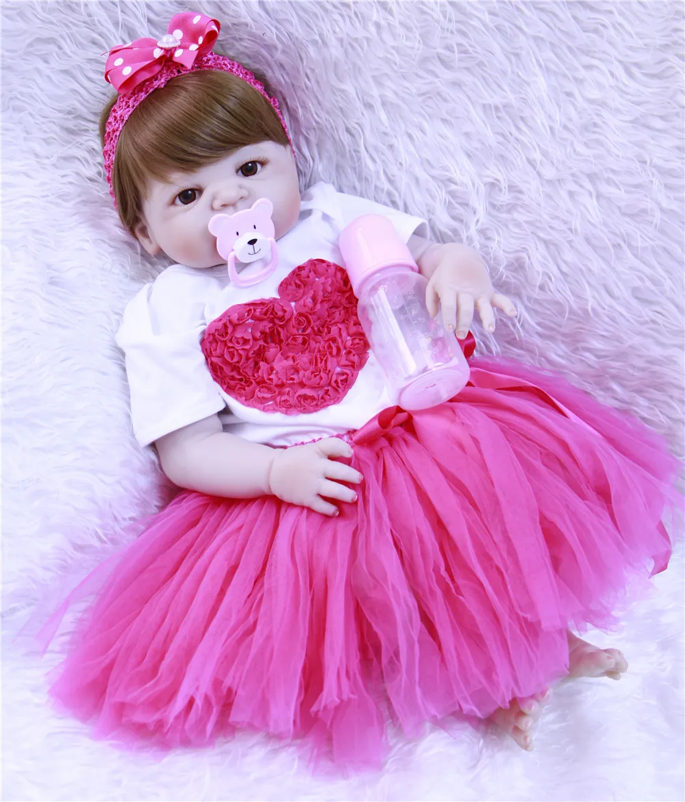 Bebe reborn girl Realtouch 55 см силиконовые куклы Adora реалистичные Bonecas магнитные пустышки