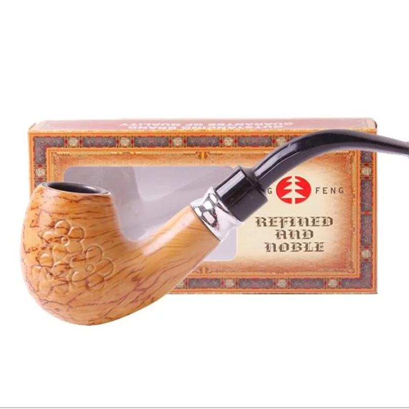 1 Pc Resin Wood Smoking Pipe Handmade Black/Brown Tobacco Pipe Classic Bent Pipes Cigar Tube As Best Gift
1 Pc Resin Wood Smoking Pipe Handmade Black/Brown Tobacco Pipe Classic Bent Pipes Cigar Tube As Best Gift