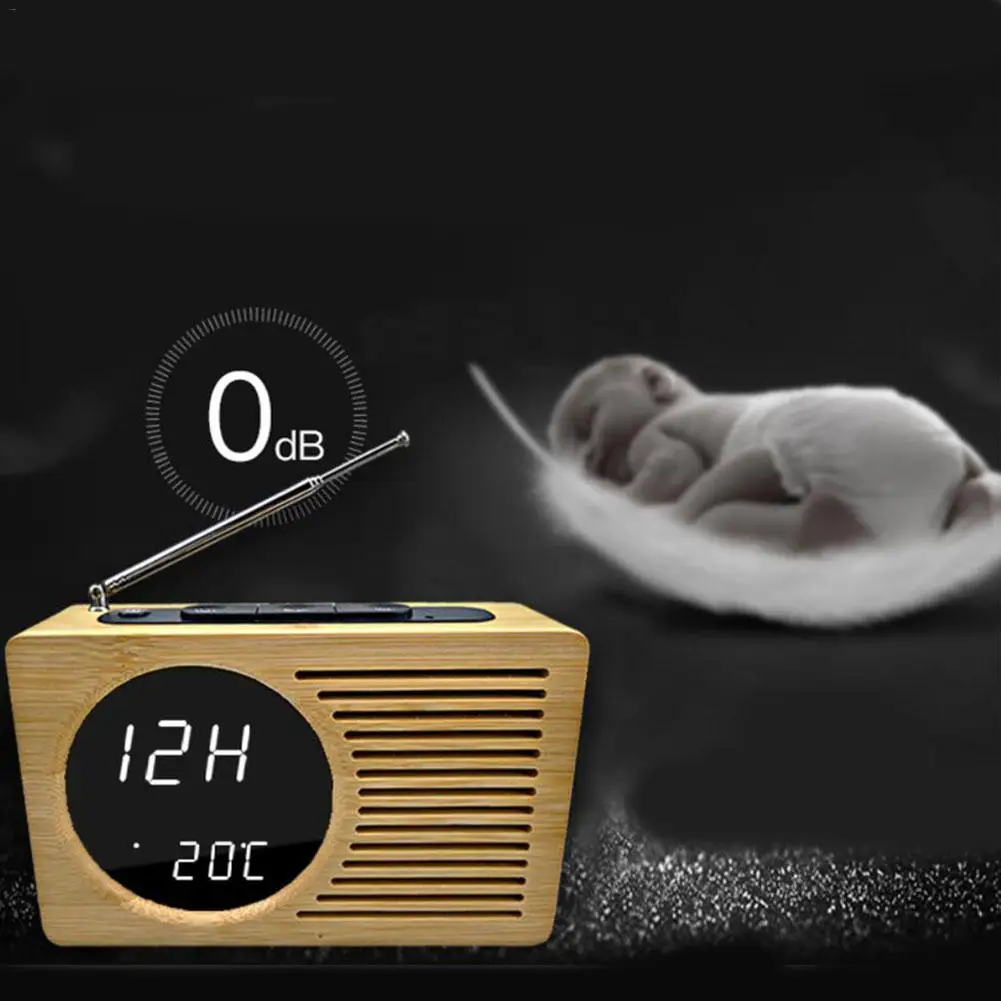 2019 NEW Retro Bamboo Digital Radio Alarm Clock with Calendar and Indoor Temperature Display Home Decoration
2019 NEW Retro Bamboo Digital Radio Alarm Clock with Calendar and Indoor Temperature Display Home Decoration