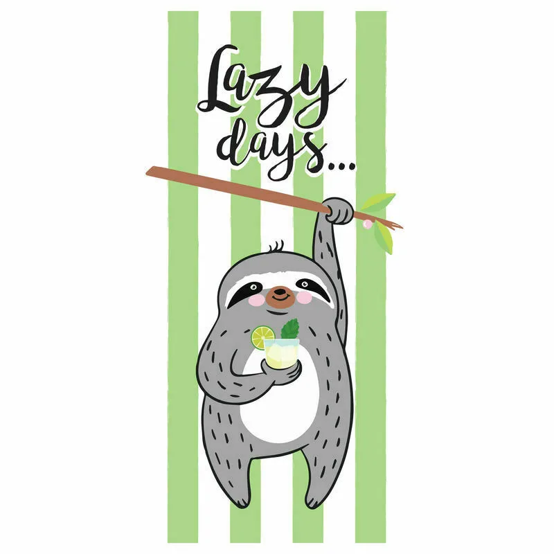 Cute Funny Sloth Lazy Days Microfibre Travel Towel for Adult Children Sloth Shower Bathroom Travel Towels Animal Pattern Soft
Cute Funny Sloth Lazy Days Microfibre Travel Towel for Adult Children Sloth Shower Bathroom Travel Towels Animal Pattern Soft