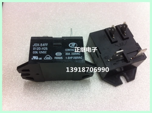 Оригинальное реле питания JQX-54FF-012D-H25 4 PIN 20A нормально открытый тип, с фиксированным отверстием
Оригинальное реле питания JQX-54FF-012D-H25 4 PIN 20A нормально открытый тип, с фиксированным отверстием