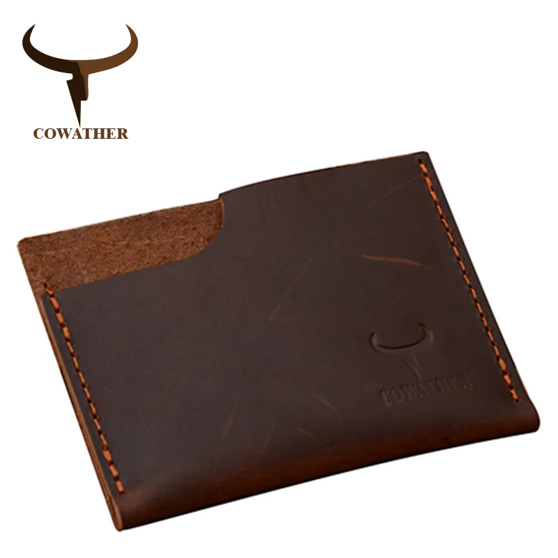 COWATHER 100% Crazy horse genuine leather Card&ID holder newest style for men fashion put coin or crads wallet 107 free shipping
COWATHER 100% Crazy horse genuine leather Card&ID holder newest style for men fashion put coin or crads wallet 107 free shipping