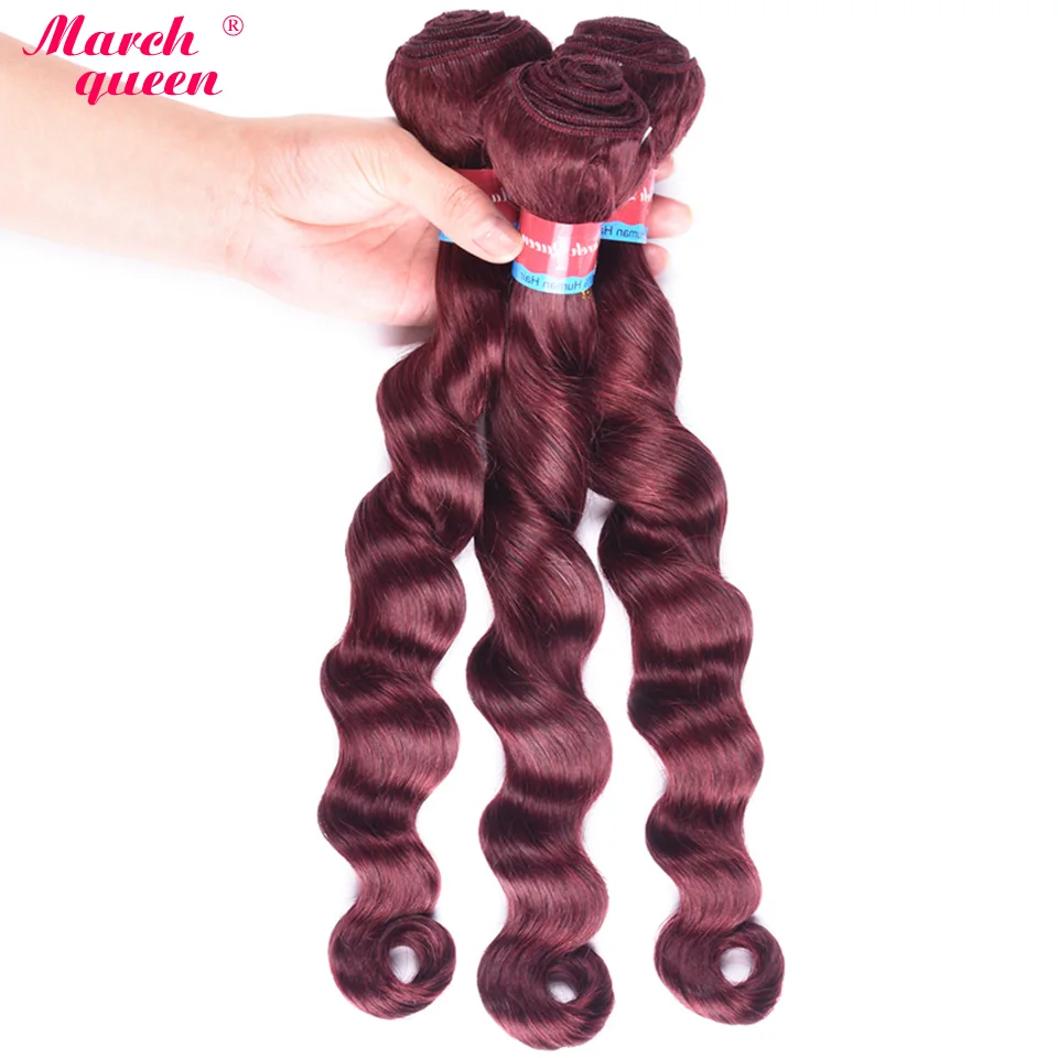 marchqueen 100% Human Hair Bundles Indian Loose Deep Wave Weave 4 Bundle #99J Color Non-Remy Double Weft Hair 10"-24 
marchqueen 100% Human Hair Bundles Indian Loose Deep Wave Weave 4 Bundle #99J Color Non-Remy Double Weft Hair 10"-24