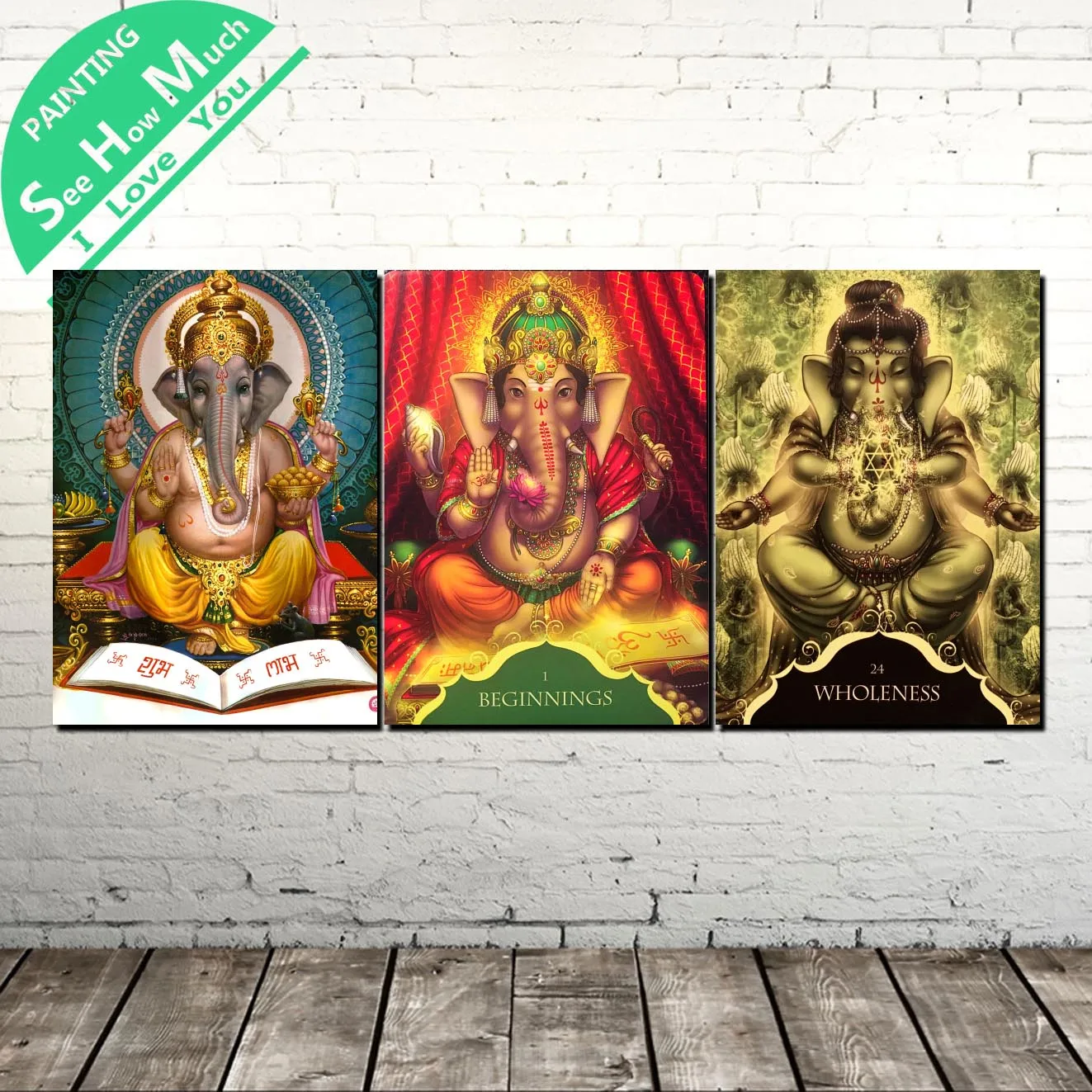 3 Piece Elephant God Buddha Canvas Art Decorative Picture Wall Poster Modern Wall Pictures for Living Room Posters and Prints
3 Piece Elephant God Buddha Canvas Art Decorative Picture Wall Poster Modern Wall Pictures for Living Room Posters and Prints