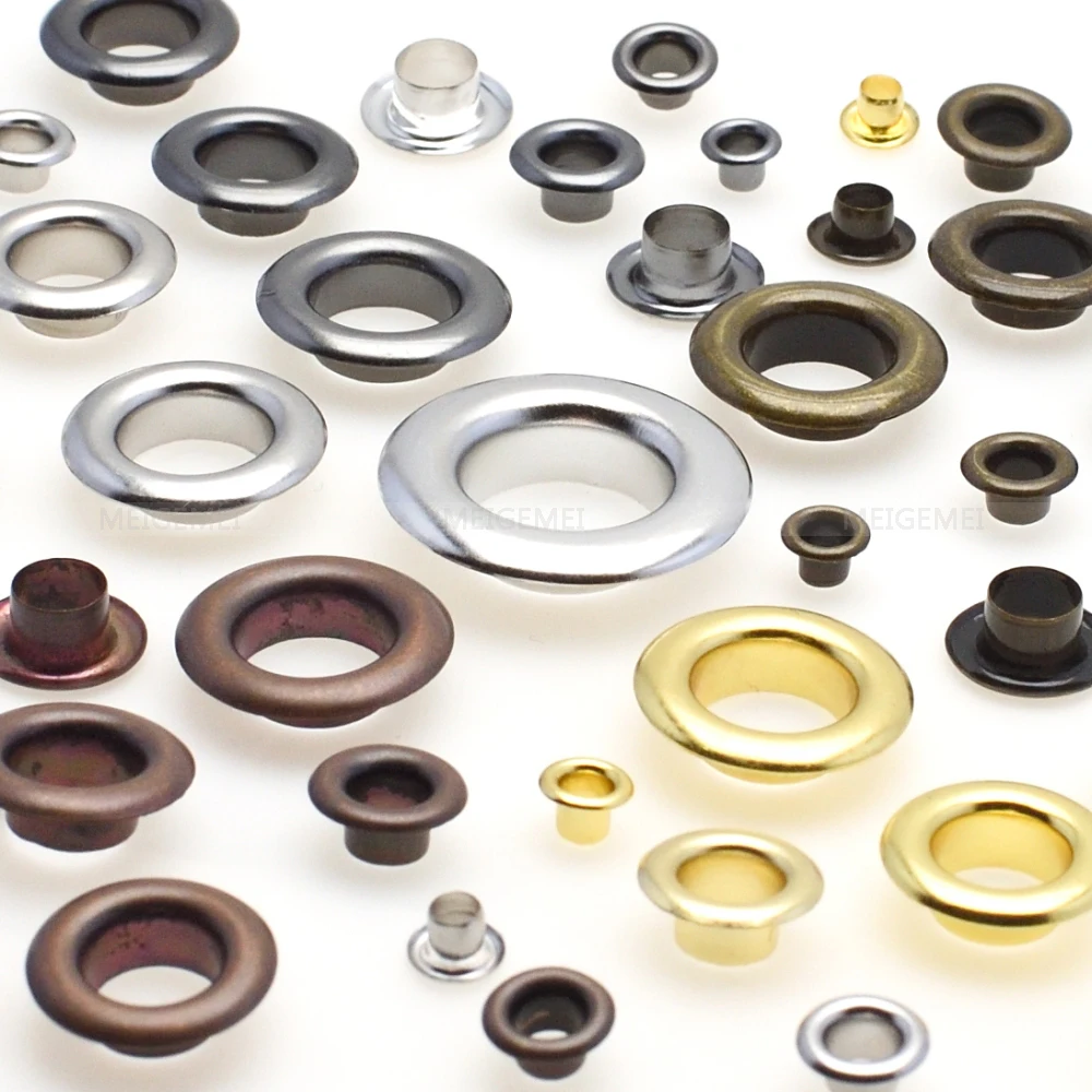 1000pcs/pack Metal Eyelets Grommets 3MM 4MM 5MM for Leather Craft DIY Scrapbooking Shoes Fashion Practical Accessories
1000pcs/pack Metal Eyelets Grommets 3MM 4MM 5MM for Leather Craft DIY Scrapbooking Shoes Fashion Practical Accessories