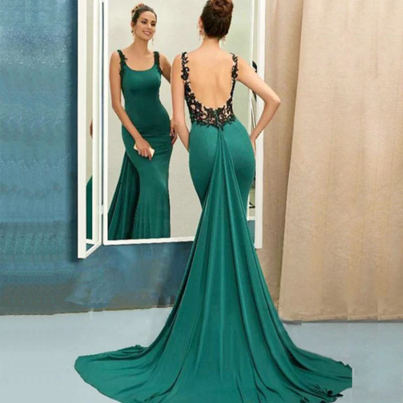Beautiful appliqued dark green mermaid floor length sleeveless chiffon square neck formal prom dresses gowns with U backless
Beautiful appliqued dark green mermaid floor length sleeveless chiffon square neck formal prom dresses gowns with U backless