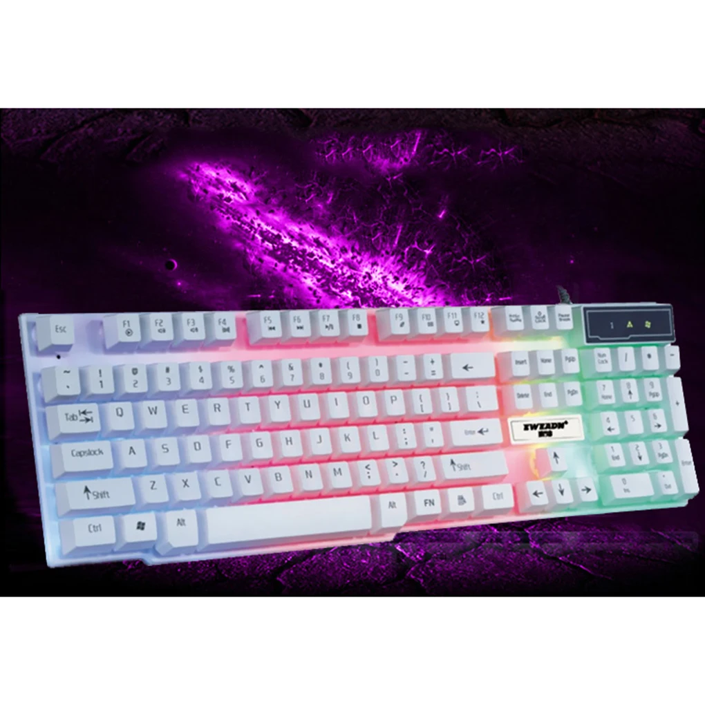 GX50 Keyboard 3 Color/Rainbow LED Backlit USB Wired PC Desktop Laptop Computer Professional Gaming Keyboard
GX50 Keyboard 3 Color/Rainbow LED Backlit USB Wired PC Desktop Laptop Computer Professional Gaming Keyboard