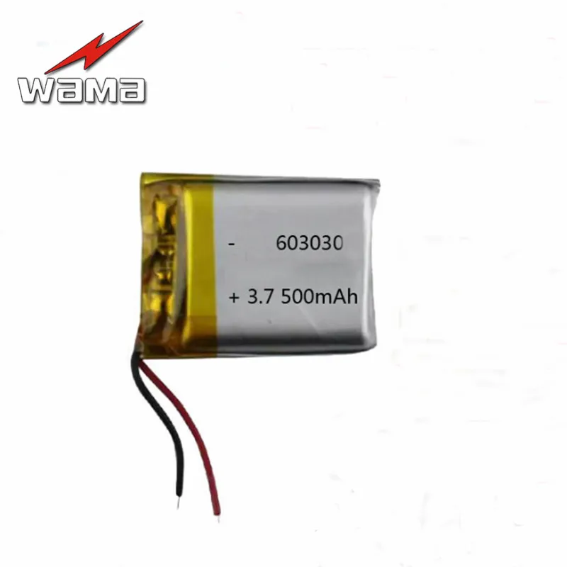 4pcs 3.7V 500mAh 603030 Lithium Polymer Battery For MP3 MP4 Bluetooth Small Toys
4pcs 3.7V 500mAh 603030 Lithium Polymer Battery For MP3 MP4 Bluetooth Small Toys