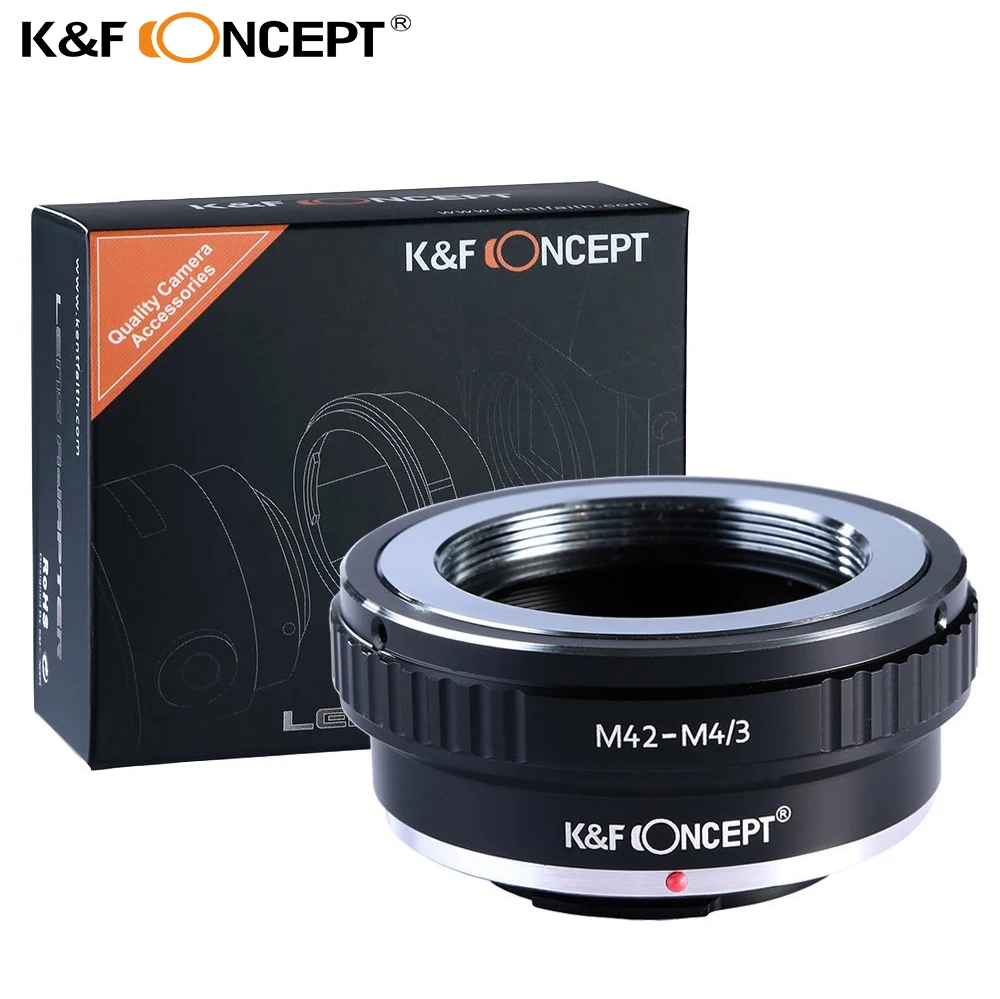 K&F CONCEPT M42-M4/3 Lens Adapter Ring for M42 Lens to Micro M4/3 Camera GF1 GH2 G3 GH3 GX1 EP1 EP2 EP3 EM5
K&F CONCEPT M42-M4/3 Lens Adapter Ring for M42 Lens to Micro M4/3 Camera GF1 GH2 G3 GH3 GX1 EP1 EP2 EP3 EM5