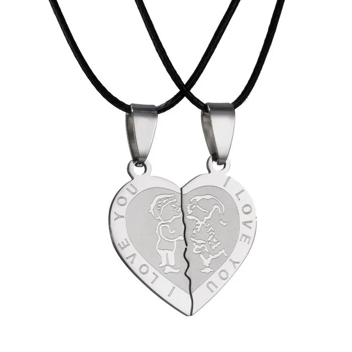 Men Women Couple Necklace I Love You Heart loving stainless steel Pendant Necklaces Valentine's Day necklace Jewelry gift
Men Women Couple Necklace I Love You Heart loving stainless steel Pendant Necklaces Valentine's Day necklace Jewelry gift