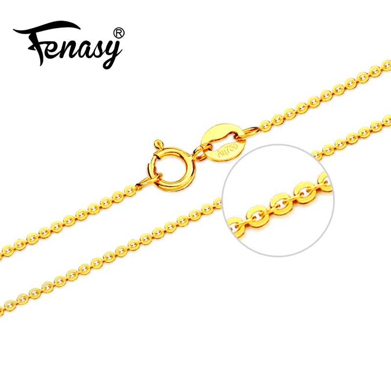 Подлинная цепочка FENASY из 18-каратного желтого розового золота, чистое ожерелье из 18-каратного белого золота, лучший подарок для женщин, запле...
Подлинная цепочка FENASY из 18-каратного желтого розового золота, чистое ожерелье из 18-каратного белого золота, лучший подарок для женщин, запле...