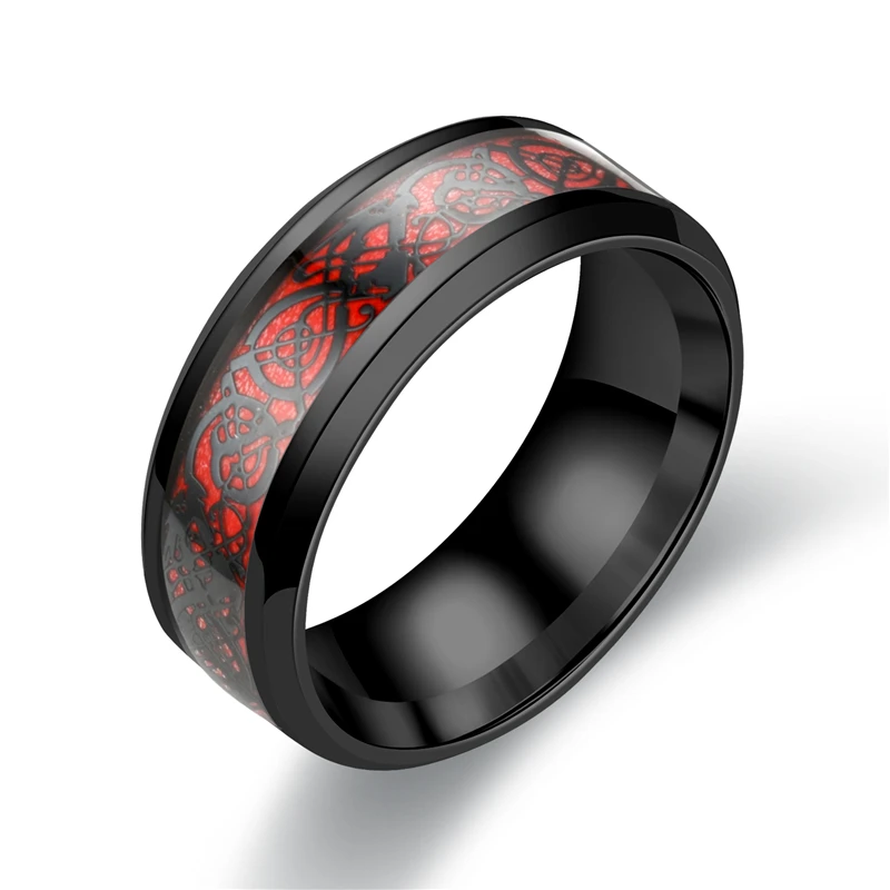 Stainless steel ring dompotic full man ring red carbon fiber inlaid comfortable for men's wedding ring
Stainless steel ring dompotic full man ring red carbon fiber inlaid comfortable for men's wedding ring