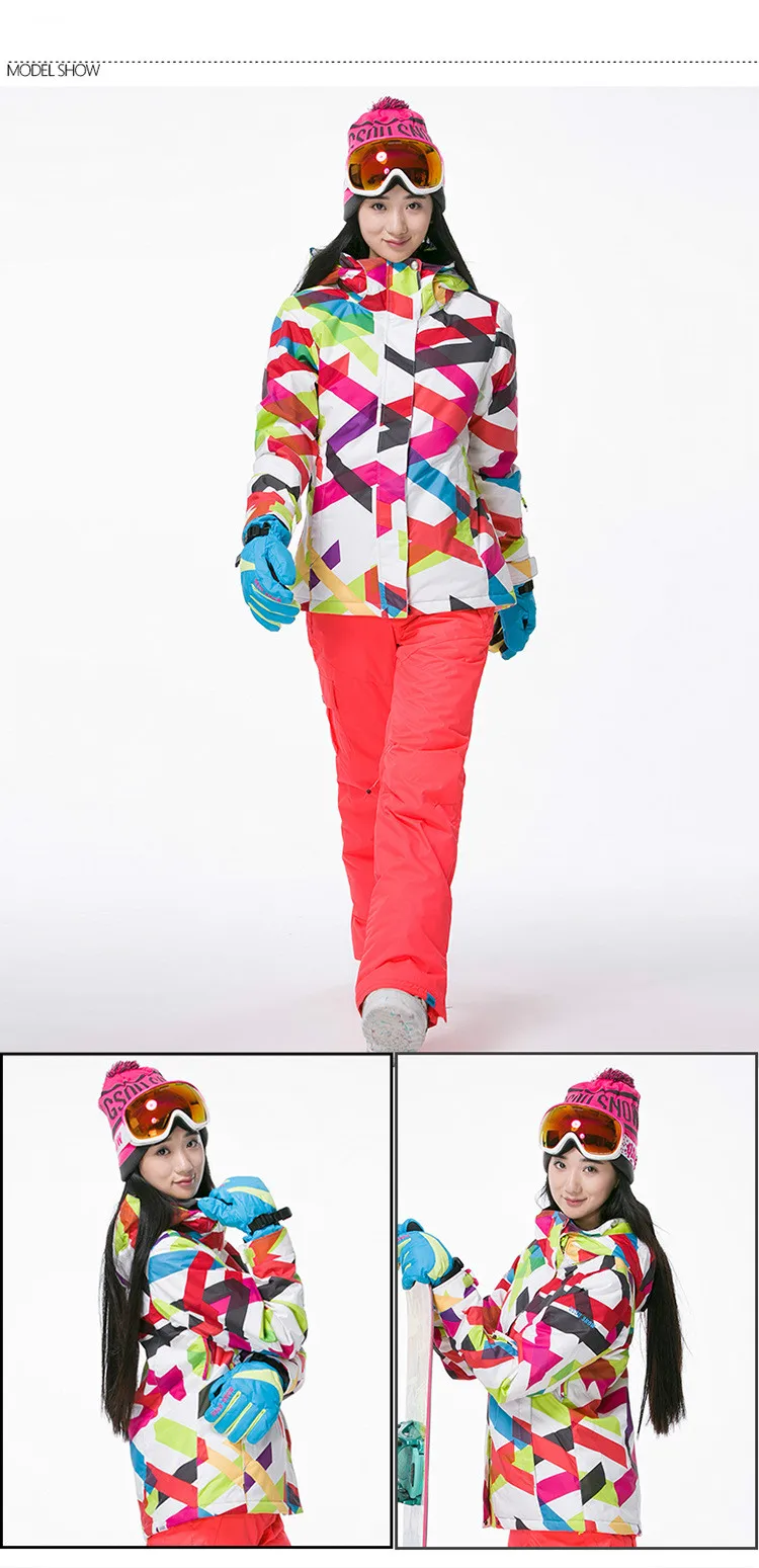 GSOU SNOW Outdoor Women's Ski Suit Single Double Board Ski Clothing Winter Anti Static Warm Waterproof Breathable Ski Jacket
GSOU SNOW Outdoor Women's Ski Suit Single Double Board Ski Clothing Winter Anti Static Warm Waterproof Breathable Ski Jacket