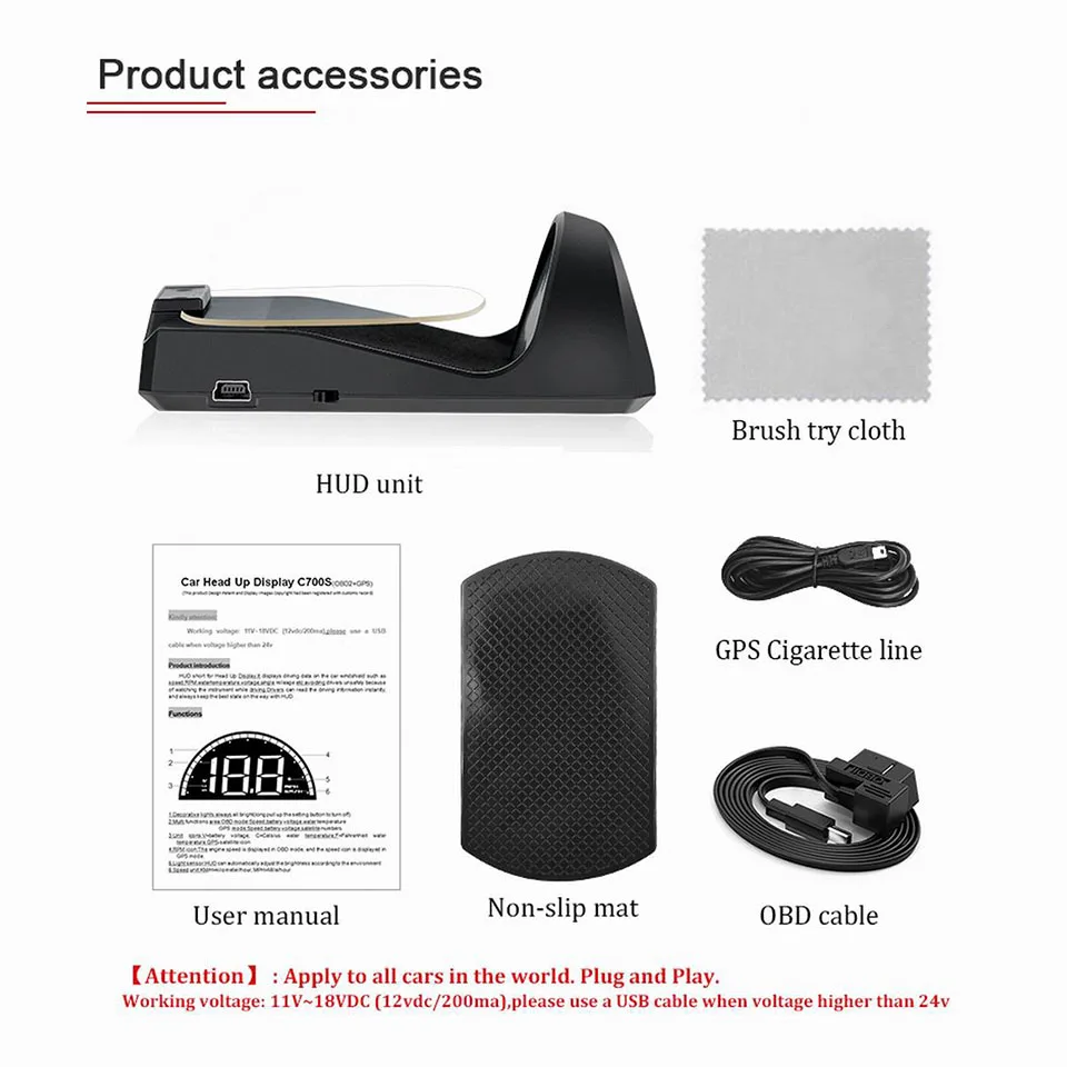New Digital Speedometer Car HUD Mirror OBD2 Head Up Display GPS Projector OBD Diagnostic-Tool Fuel Temp Voltage Mileage Device
New Digital Speedometer Car HUD Mirror OBD2 Head Up Display GPS Projector OBD Diagnostic-Tool Fuel Temp Voltage Mileage Device