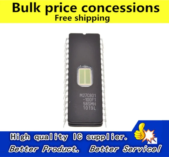 10pcs/lot M27C801-100F1 M27C801 27C801 CDIP-32 In stock | Электроника