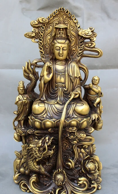 fast shipping USPS to USA S1320 18" China Bronze Dragon Kid Child Pot Lotus Kwan-yin GuanYin Bodhisattva Statue
fast shipping USPS to USA S1320 18" China Bronze Dragon Kid Child Pot Lotus Kwan-yin GuanYin Bodhisattva Statue